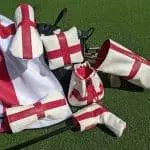 England golf head cover and towel range golf gifts for england fans