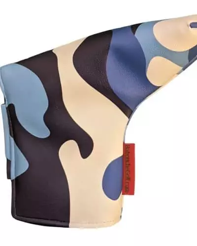 blue camo blade putter cover