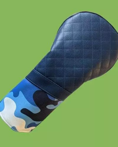 Blue and blue camo head cover