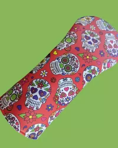 Red Sugar Skull Boxing Glove Head Cover