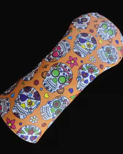 Orange Sugar Skull Boxing Glove Head Cover